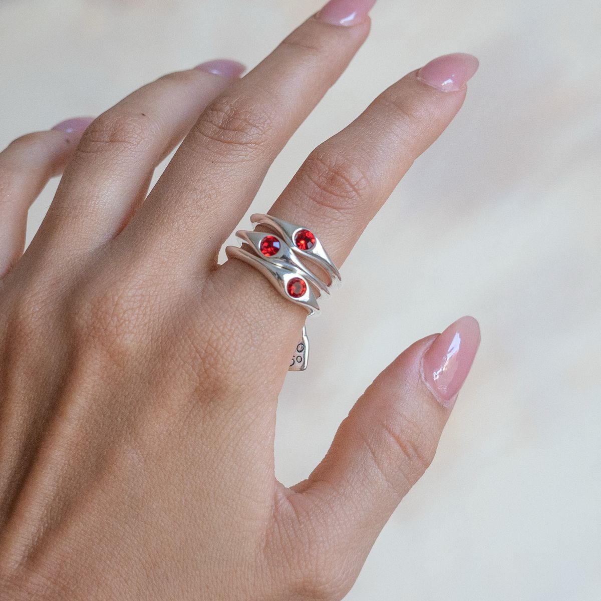 Anillo Unode50 Trio rojo