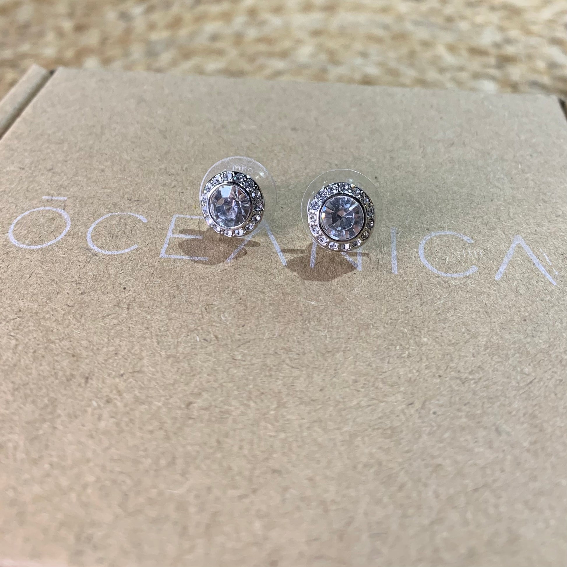 Aretes Swarovski Angelic Plateados