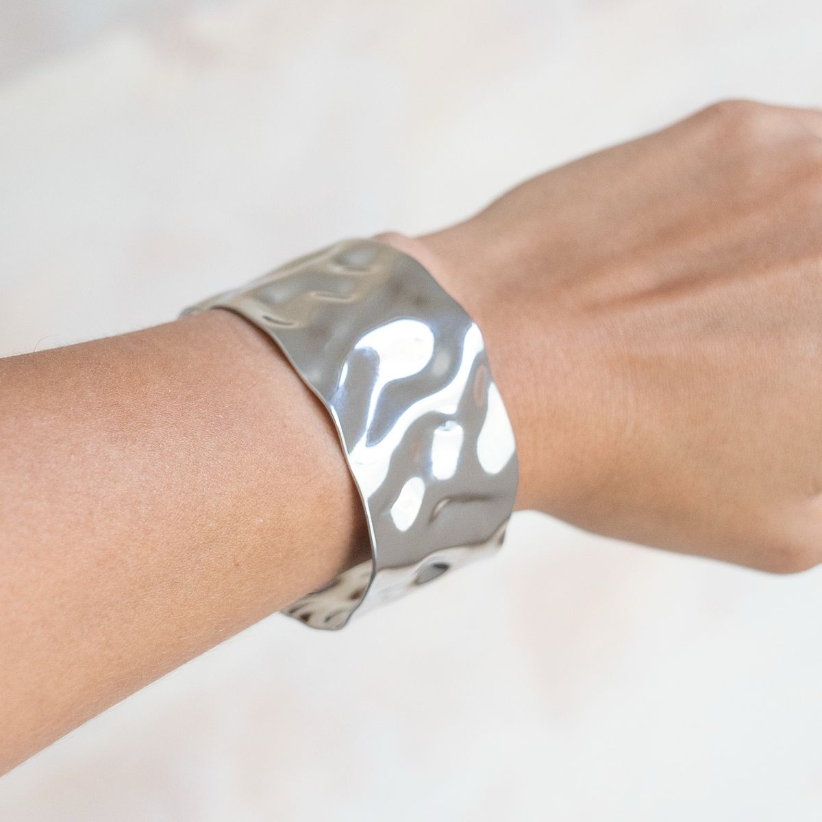 Brazalete Xuli plateado