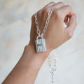 Collar Unode50 Lock Plateado