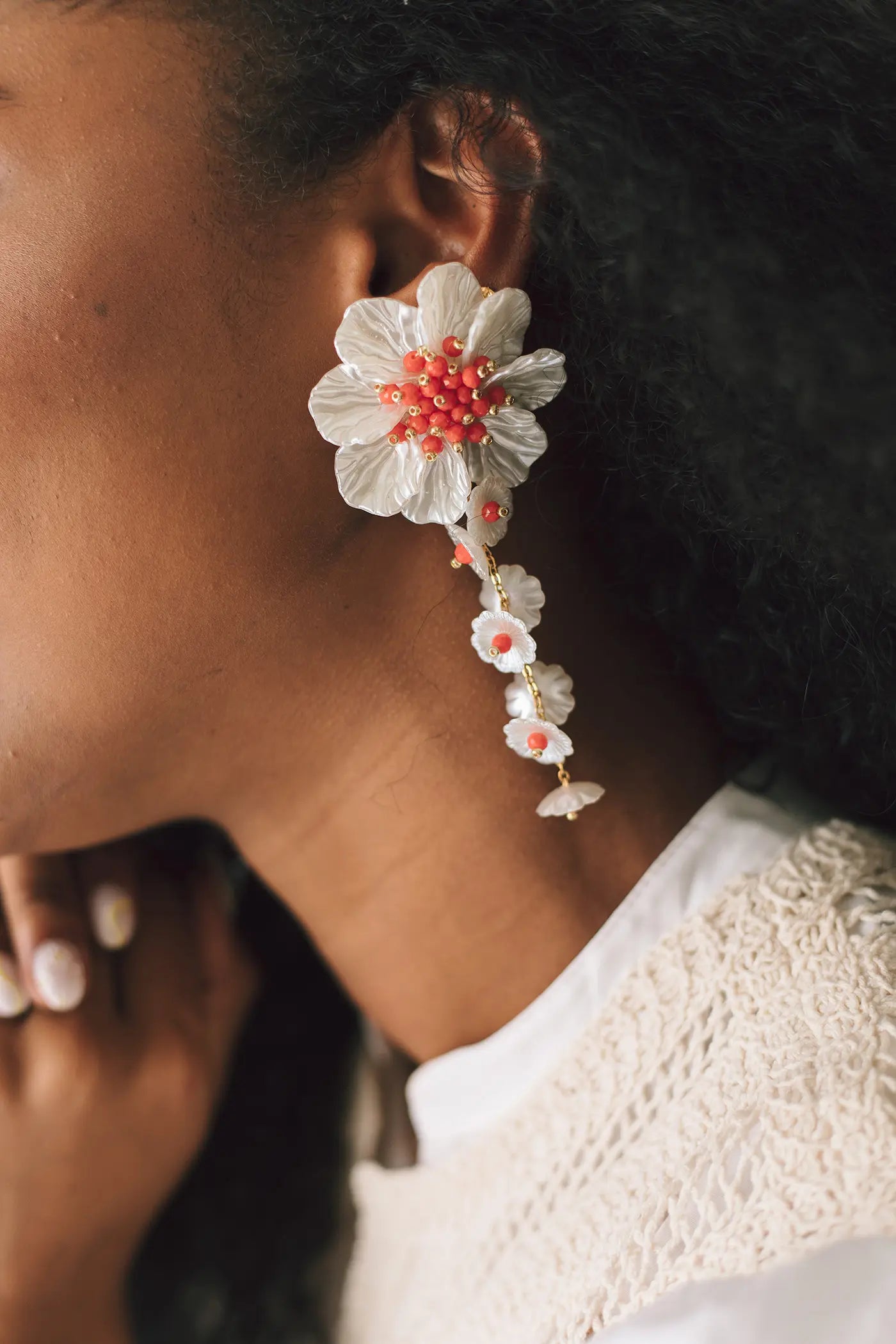 Aretes Rose Red - Maracuyá - MM113