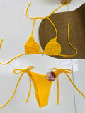Sunny Bikini - Jardín De Flora -Talla S