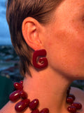 Merlot Earrings - Dolce Vita Drop
