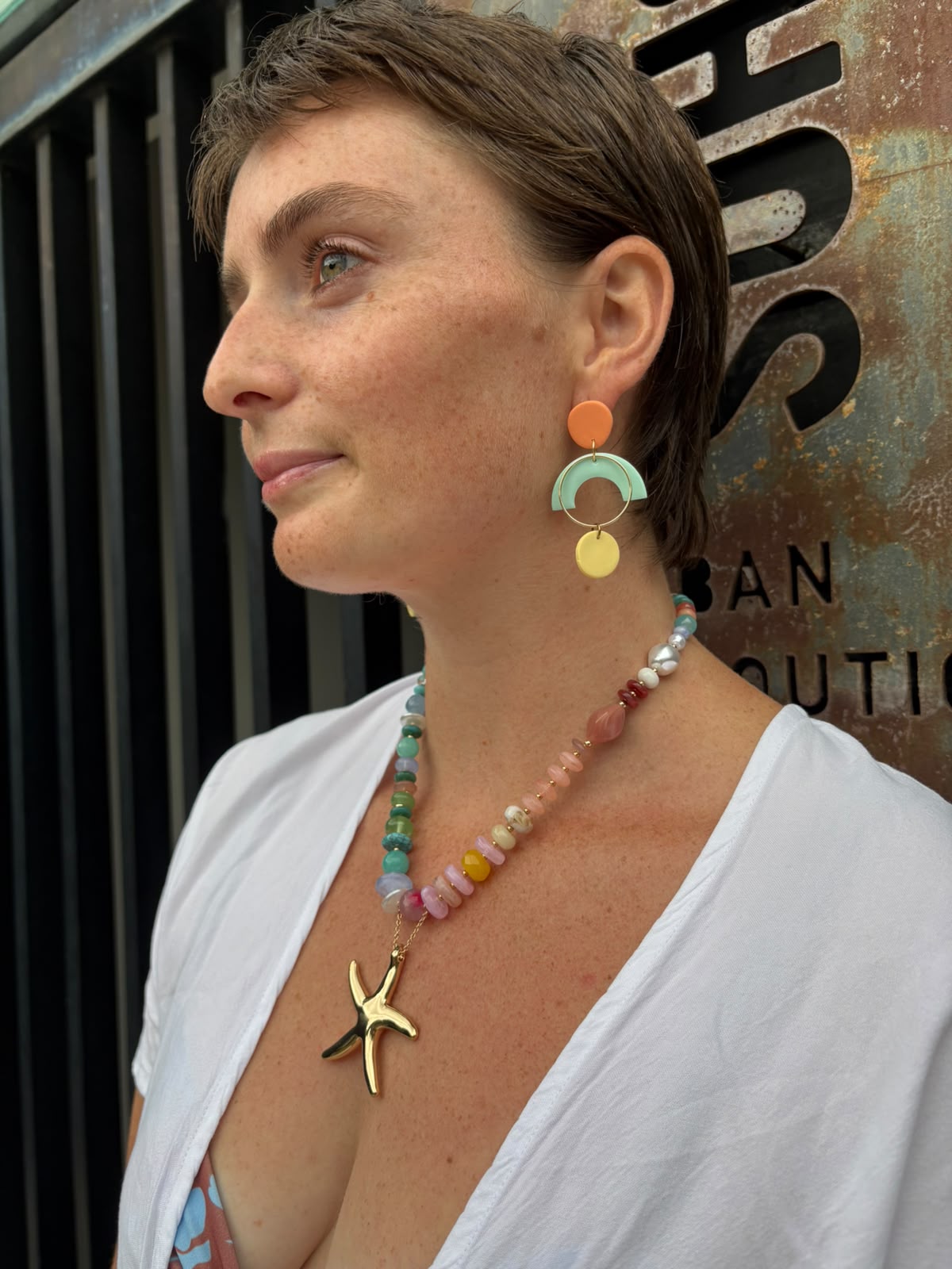 Stella Earrings Aqua- Dolce Vita Drop