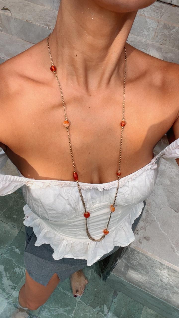 Collar Coral Sunset - AQUA & TERRA - ECLECTIC