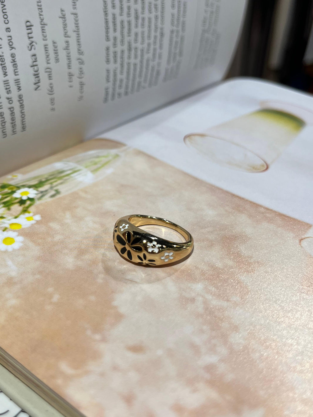 Anillo Dorado Daisy