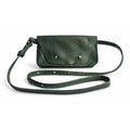 Riñonera de cuero ANI verde-Bolso Paseo
