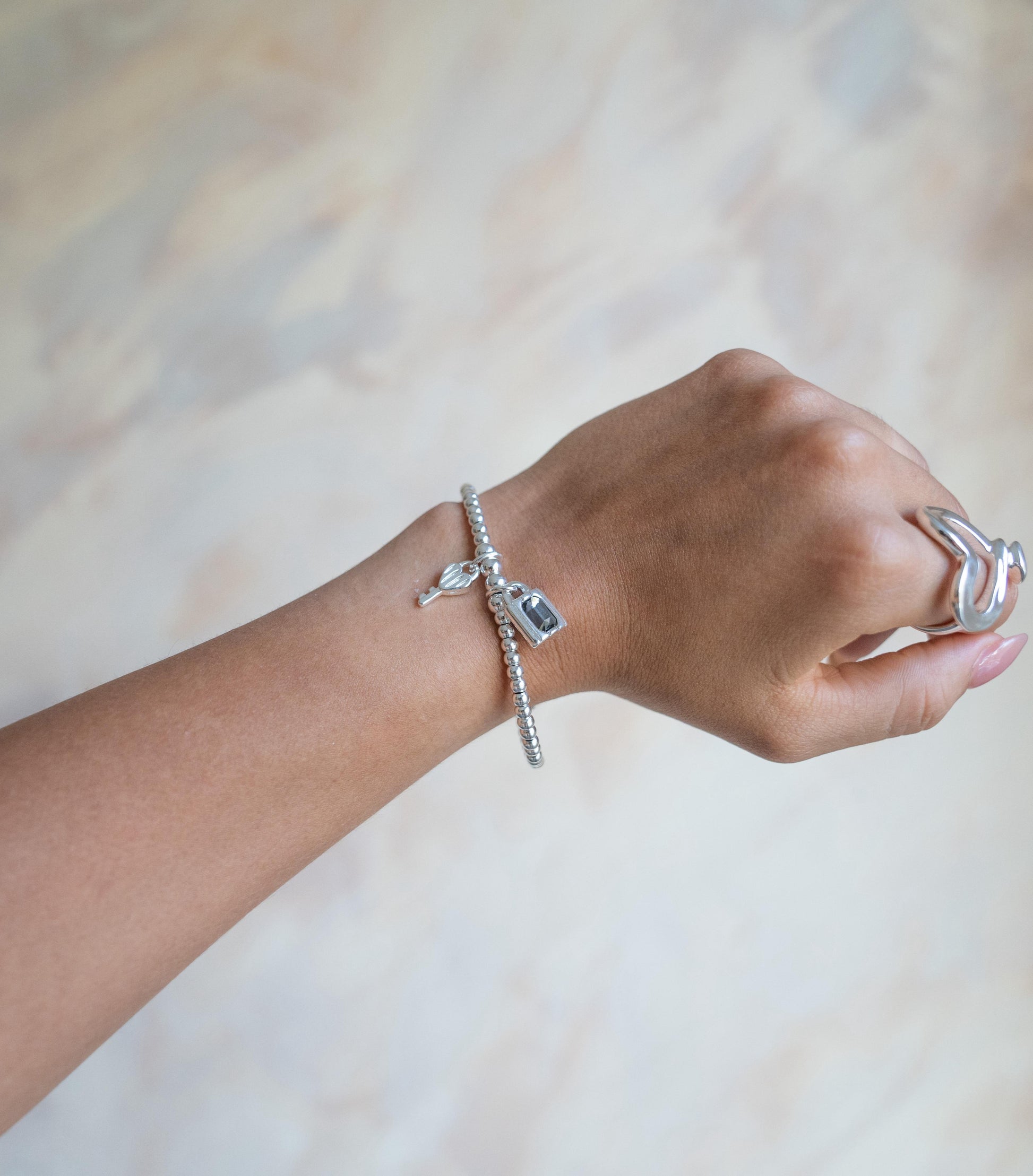 Pulsera Unode50 Llave + Candado