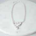 Collar Unode50 Corazón Plateado - Oceanica OCC07