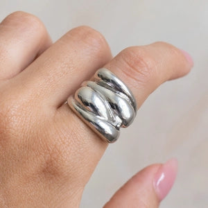 Anillo Zeus OCEANICA Plateado