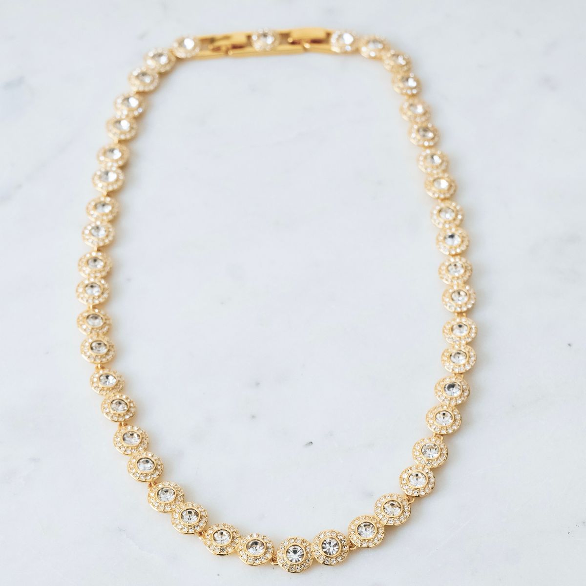 Collar Swarovski Angelic Dorado